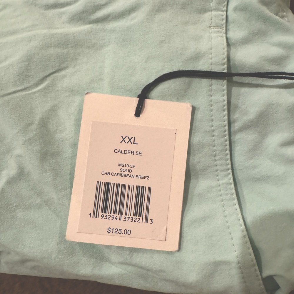 Onia teal blue XXL shorts